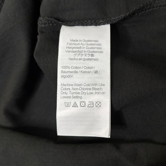 NWT J.Crew Factory Black Cotton Crewneck T-Shirt Men’s M Classic Fit - Picture 7 of 7